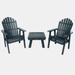 Highwood 3pc Hamilton Deck Chair with 1 Adirondack Side Table