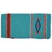 Diamond R Double Weave Saddle Blanket Turquoise