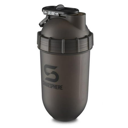 Shakesphere 5060436241045 24 oz Original Protein Shaker Tumbler Bottle Frosted Black