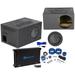 American Bass XR-10D4 2000w 10 Subwoofer+Vented Box+Mono Amplifier+Amp Kit