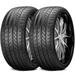 Pair of 2 Lexani LX-TWENTY 255/35R19 96W XL All Season High Performance Tires 255/35/19 LXST201935010 / 255/35/19 / 2553519 Fits: 2013 Cadillac CTS Base 2016-18 Audi A5 Quattro Technik