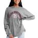 Women's Gameday Couture Gray Texas Southern Tigers Faded Wash Pullover Sweatshirt