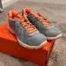 Nike Shoes | Nike Revolution 2 Shoes Sneakers New 554900 016 Wolf Grey Orange Women’s Size 6 | Color: Gray/Orange | Size: 6