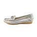 Coach Shoes | Coach Women's Silver Leather Fortunata Driving Loafers | Color: Silver | Size: 7