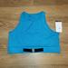 Nike Intimates & Sleepwear | New Nike Dri-Fit Buckle Women's Cropped Training Tank Blue Dd5063-461 Size Xl | Color: Black/Blue | Size: Xl