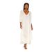 Free People Dresses | Fp Beach Free People Womens Sheer Ivory Sun Seeker Maxi Dress Size Small | Color: White | Size: S
