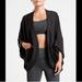 Athleta Sweaters | Athleta Black Nirvana Cocoon Wrap Cardigan With Pockets | Color: Black | Size: Various