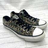 Converse Shoes | Converse Chuck Taylor All Star Low Athletic Shoes Size 7.5 Black Tan 542477f | Color: Black/Tan | Size: 7.5