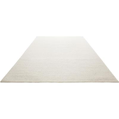 Teppich GREEN LOOOP "Toulouse", weiß, B:130cm H:10mm L:190cm, Wolle, Jute, Teppiche, Naturfaser Teppich aus 50% Wolle 50% Jute, Wohnzimmer Image