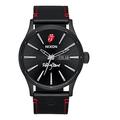 Nixon Herren Analog Quarz Uhr mit Leder Armband A135-4001-00