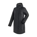 Maier Sports Damen Hannali Mantel, atmungsaktiver Wintermantel mit Kapuze, Outdoor-Jacke