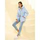 Steppjacke RICK CARDONA BY HEINE Gr. 36, blau (hellblau) Damen Jacken Steppjacken