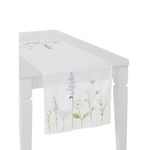 Tischläufer HEINE HOME Tischdecken Gr. B/L: 50 cm x 150 cm, bunt (weiß, bunt) Tischläufer
