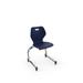 KI Furniture Intellect Wave 14" Cantilever Classroom Chair Plastic/Metal in Blue | 23 H x 15.4 W x 14.2 D in | Wayfair IWC13-CH-PND-NG-CTN