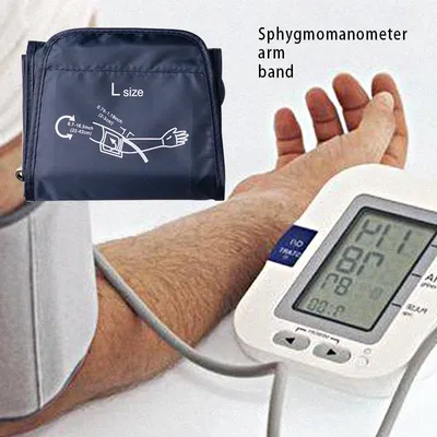 Manchette de pression artérielle réutilisable pour adulte sphygmomanomètre de bras moniteur à tube