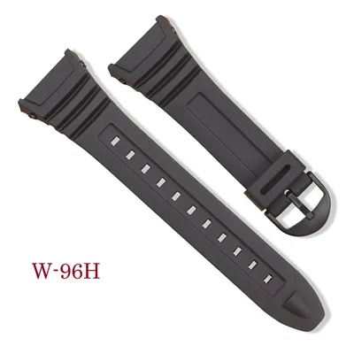 Bracelet de montre en silicone souple W96H pour remplacement de W-96H mol Bracelet électronique