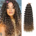 Afro Kinky Curls Synthétique Crochet Hair Braids for Black Women Soft At Wave Braiding Extensions