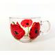 Red Poppies Christmas Gift Present Personalized Mug, Poppy Gifts, Poppy Themed Gifts, Gift for Mom, Flower Coffee Mug