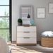 Wade Logan® Anayelly 3 Drawer 27.6" W Chest Wood in White | 27 H x 27.6 W x 16.5 D in | Wayfair 15F3D2B814BD41C2B8CFCC9A49A44CBF