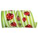 The Holiday Aisle® Box Net Jute Nestle Wired Ribbon Fabric in Green/White | 2.5 H x 4 W x 4 D in | Wayfair 60DD188B29AC4599993C3EE4702EAFFF