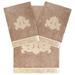 Rosdorf Park Jacan Fleur De Lis 100% Turkish Cotton 3 Piece Towel Set Terry Cloth in Brown | 27 W in | Wayfair EC6D385FCACA40368825CDA5140BD999