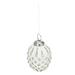 The Holiday Aisle® Silver Metal Cap Pine Cone Large Mercury Glass Diamond Finial Ornament Glass in Gray/White | 3.5 H x 3 W x 3 D in | Wayfair