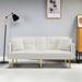 Everly Quinn Elegant & Stylish Velvet Upholstered Sofa Bed w/ Metal Legs & Wooden Frame, For Livingroom Wood/Velvet in Gray | Wayfair