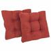 Latitude Run® Outdoor Dining Chair Cushion Polyester in Red/Brown | 5 H x 20 W x 19 D in | Wayfair E4C57E8383B54E1AAA51A626C06D7DEE
