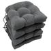 Latitude Run® Outdoor Dining Chair Cushion Polyester in Gray | 3.5 H x 16 W x 16 D in | Wayfair ADDA9FF214E341909661DFF9176E6E10