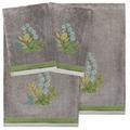 Linum Home Textiles Botanica 4 Piece Turkish Cotton Towel Set Terry Cloth/Turkish Cotton in Gray/Brown | 27 W in | Wayfair EDR96-2BT2HT-BOTANICA