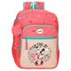 Disney Minnie Lovin Life Schulrucksack, anpassbar, Mehrfarbig, 30 x 38 x 12 cm, Mikrofaser, 13,68 l, bunt, Schulrucksack, anpassbar an den Trolley