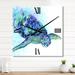 Designart 'Sea Turtle' Oversized Cottage Large Wall Clock