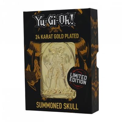 Yugioh Summoned Skull 24 Karat Gold Plated Metal Card
