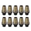 Cable Glands Strain Relief Cord Grips Metal Bronze 10Pcs for Wiring Hanging Lamp
