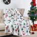 Christmas Flannel Fleece Throw Blanket 50"x60"