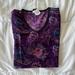 Disney Other | Disney Villains Scrub Top | Color: Purple | Size: Small