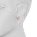 Kate Spade Jewelry | Kate Spade Pave Heart Stud Earrings | Color: Gold/Pink | Size: Os