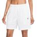 Nike Shorts | Nike Swoosh Fly Dri-Fit White Women’s Athletic Basketball Shorts Nwt Large | Color: White | Size: L