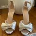 Kate Spade Shoes | Kate Spade Ivory Satin Bridal Shoe | Color: White | Size: 8.5