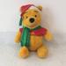 Disney Toys | Disney Fisher Price Winter Christmas Winnie The Pooh 24" Plush (2001) | Color: Gold/Green | Size: 24" H