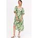 Anthropologie Dresses | Anthropologie Faithfull Puff-Sleeved Midi Dress | Color: Green | Size: 4