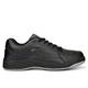 Mens Wide Fit Trainers Mens Wide Trainers Mens Coated Leather Trainers Mens Extra Large Shoes Mens Coated Leather Shoes Mens Extra Large Trainers Lace Up Black 10 UK