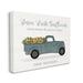 Stupell Industries Farm Fresh Sunflowers Rustic Pickup Truck Sign by Natalie Carpentieri - Graphic Art on Canvas in Blue/Green | Wayfair