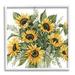 Stupell Industries Bold Sunflower Bunches Floral Country Blossom Bouquet by Cindy Jacobs - Floater Frame Graphic Art on Canvas Canvas | Wayfair