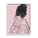 Stupell Industries Flawless Text Bold Glam Fashion Woman - Floater Frame Graphic Art on Canvas in Pink | 30 H x 24 W x 1.5 D in | Wayfair