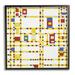 Stupell Industries Broadway Boogie Woogie Piet Mondrian Classic Abstract by One1000paintings - Floater Frame Painting on Canvas Canvas | Wayfair