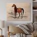 Union Rustic Vintage Horse - Unframed Graphic Art on Wood Metal in Black/Brown | 16 H x 32 W x 1 D in | Wayfair BB7F06F9408749DBB49562A48F97A6B9