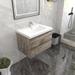 Millwood Pines Holoman 30" W Wall-Mounted Single Bathroom Vanity Set | 27 H x 30 W x 19.6 D in | Wayfair 146F02A66EA6419688FDEBD0DFFBDEE0