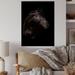 Ebern Designs Silhouette of Horse & Girl - Unframed Painting on Wood in Black/Brown/Gray | 20 H x 12 W x 1 D in | Wayfair