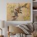 Winston Porter Birds on a Blossoming Apple Tree - Unframed Painting on Wood in Brown/Green/Yellow | 8 H x 12 W x 1 D in | Wayfair